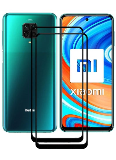 Buy 2 Pieces Antistatic ESD Dustproof Premium Quality High Definition Tempered Glass Screen Protector Designed For Xiaomi Redmi Note 9 Pro in UAE