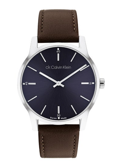 اشتري Swiss Dressed Unisex Leather Wrist Watch - 25000017 في الامارات