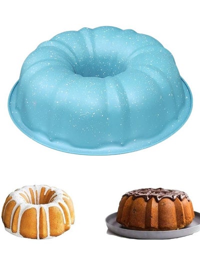 Buy Granite Bundt Cake Baking Mold 24x7cm -Blue in Egypt