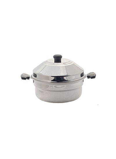 اشتري 2-Rack Stainless Steel Steamer Pot في الامارات