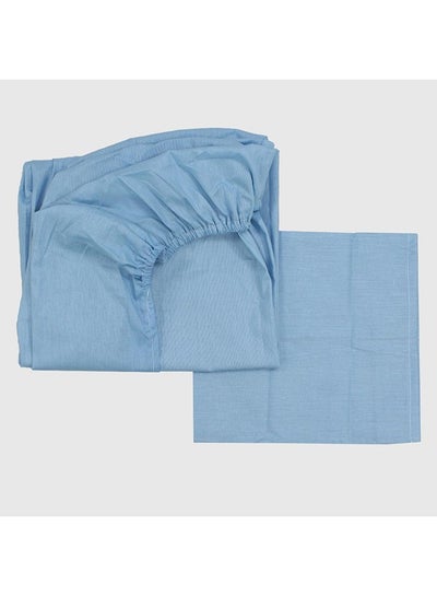 Buy Blue Bed Sheet Set in Egypt