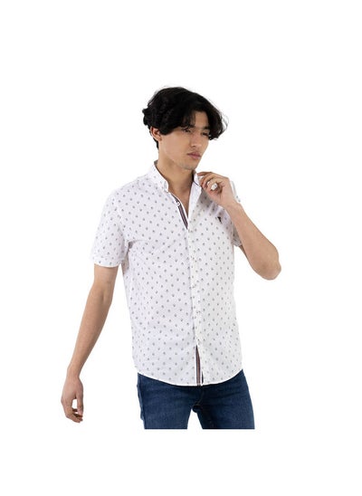 Buy White half sleeve shirt in Egypt