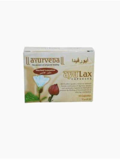 Buy Ayulax Herbal Laxative Capsules 30's in UAE