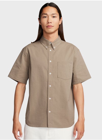 Buy Seersukr Button Down Shirt in UAE