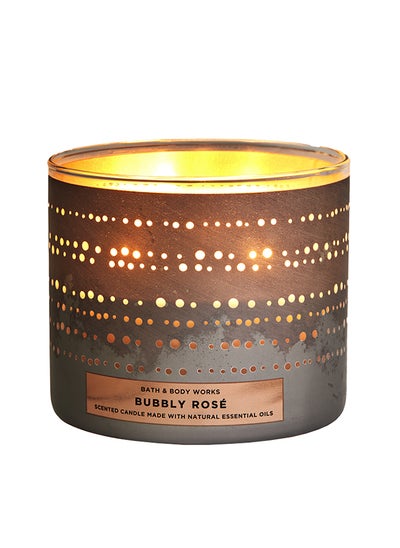 Buy Bubbly Rose 3-Wick Candle in Saudi Arabia