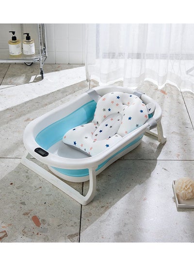 Buy Baby Bathtub Bath Accessories Folding Collapsible Portable Tub in UAE