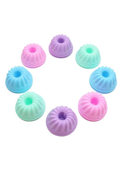 Buy 12 Pack Silicone Cake Cups Pumpkin Shape Baking Moulds Nonstick Cupcake Liners Bpa Free Fancy Dessert Tray Jelly and Muffin Cups in Saudi Arabia