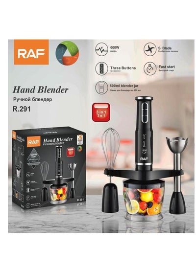 Buy Hand blender 3.1 stainless with base - R.291 - RAF - 600 watts in Egypt