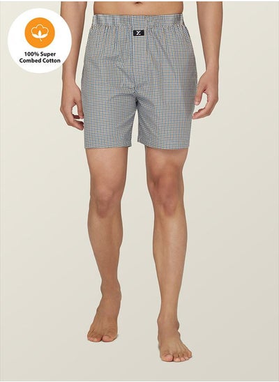 Buy Cotton Boxer Shorts with Elasticated Waistband in Saudi Arabia