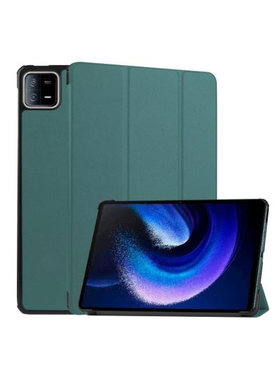 Buy Hard Shell Smart Cover Protective Slim Case for Xiaomi Mi Pad 6 /Pad 6 Pro Green in UAE