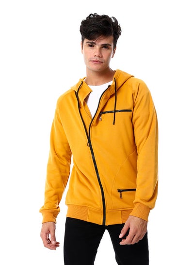 Buy Mens Front Pockets Zipped Hoodie in Egypt