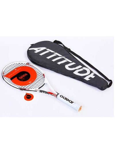 Buy ATTITUDE-77 Tennis Racquet For Professional Training With Bag 27Inch, White in Egypt