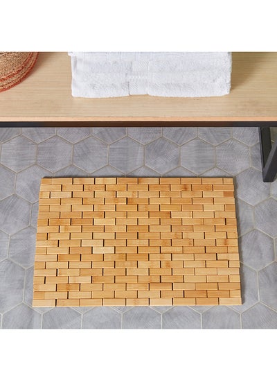 Buy Woody Bath Mat 60 x 40 cm in Saudi Arabia