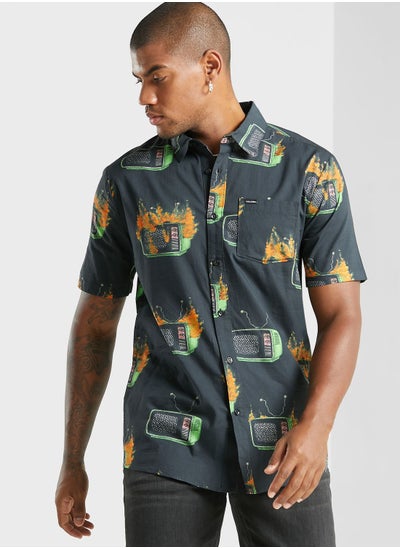 Buy Featured Artist Justin Hager Woven Shirt in Saudi Arabia