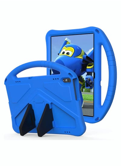 اشتري Tablet Case for Lenovo Tab M10 HD TB X505F X605F Kids Durable Lightweight EVA Shockproof Protective Handle Stand Cover 10.1In All Inclusive Anti Drop Bracket Blue في الامارات