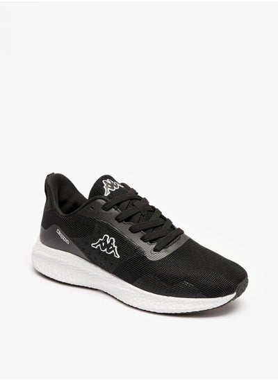 Buy Men's Logo Detail Textured Lace Up Sports Shoes in UAE