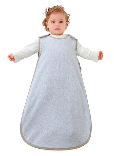 Buy Baby Sleep Sack, Soft Baby Wearable Blanket with Full Side Zipper, 100% Cotton Fiber Self-Soothing Swaddle Blanket for Boy and Girls 6-18 Months in UAE