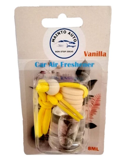 Buy Car Glass bottle (jar) air freshener 8ml. Scent: Vanilla. in UAE