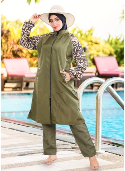 muslim swimming dress Arabic Swimwear 3 Pieces Women Swimsuit Burkini Long Mujer Turkey Abaya Islamic Suit for Girls Maillots De Bains (Size : X-Large) price in Saudi Arabia | Amazon Saudi Arabia Islamic society are enjoying swimming in all 4 seasons due to our appropriate Adabkinis at hand 4 piece waterproof swimming suit