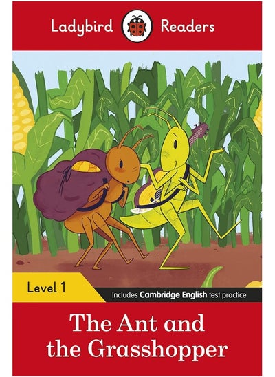 Buy Ladybird Readers Level 1 - The Ant and the Grasshopper (ELT Graded Reader) in UAE