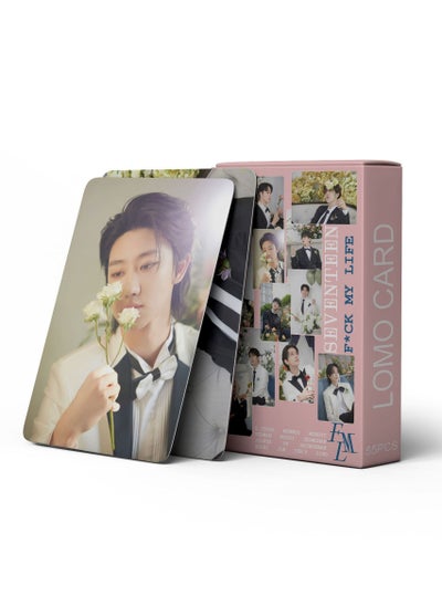 اشتري 55Pcs SevenTeen 2023 New Album F*CK MY LIFE Lomo Carad في السعودية