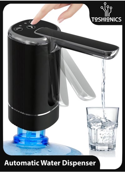 Buy Foldable Automatic Water Dispenser Smart Universal Portable Pump One Touch Control Function Type C Rechargeable Suitable for Water Can   Electric Drinking Bottle in Home Kitchen Office Room Outdoors in UAE