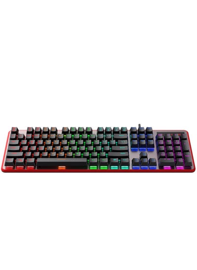 اشتري Havit Computer keyboard KB870L Ochre+Red في الامارات