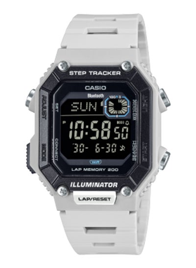 اشتري Men's Digital Rectangle Shape Resin Wrist Watch - WS-B1000-8BVDF - 41.3 Mm في الامارات