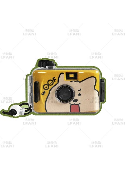 Buy Wholesale 135 Dummy Sport Non Disposable Film Camera Retro Film Student Polaroid Children Camera woof Samoyed illustration in UAE