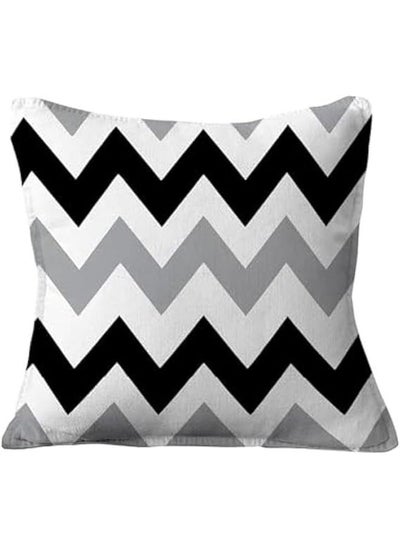 Buy Cushion cover - Linen Velvet Fabric Black - Set of one in Egypt