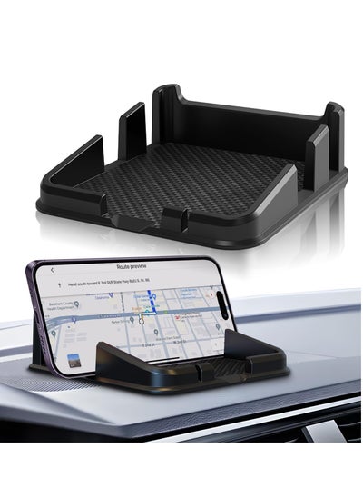 Buy Car Dashboard Anti-Slip Rubber Pad Auto Phone Holder Mat Universal Cell Phone Pad 4.7 x 4.3 Non-Slip Mat Storage for Cell Phones Sunglasses Keys in Saudi Arabia