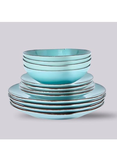 اشتري Eleganza 12-Piece Dinner Set 26 x 2.7 x 26 cm في الامارات