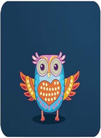 Buy Loud Universe Owl Colorful Rectangular Thick Flexible Mouse Pad in Egypt