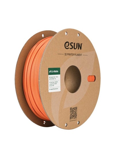 Buy eSUN Matte PLA 3D Printer Filament, PLA 1.75 mm, Dimensional Accuracy +/- 0.05 mm, 1 kg Spool (2.2 lbs) Filament for 3D Printers, Tangerine in UAE