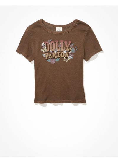 اشتري AE Dolly Parton Graphic Baby Tee في الامارات