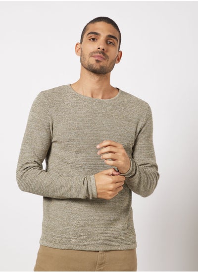 Buy Solid Knit T-Shirt in UAE