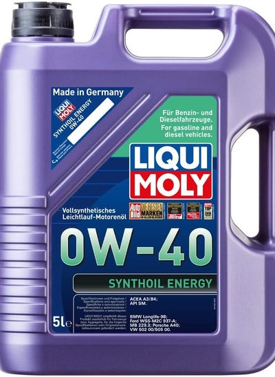 Buy Liqui Moly Syntoil 0W40 Engine Oil 5Ltr in UAE