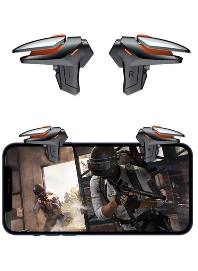 اشتري Mobile Trigger PUBG Game Controller Trigger Mobile Game Accessories Gamepad Sensitive Aim Shoot Mobile Game Controller for PUBG Fortnite Call of Duty Mobile Game PUBG Triggers One Pair في الامارات