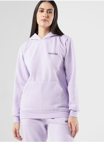 Buy Lounge Regular Pocket Hoodie in UAE