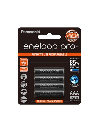 Buy Eneloop Pro 4-Cells 950mAh AAA Rechargeable Batteries in UAE