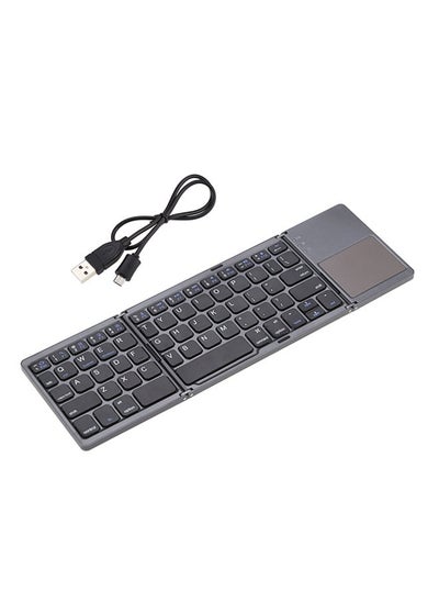 اشتري Foldable Wireless Keyboard Grey في الامارات