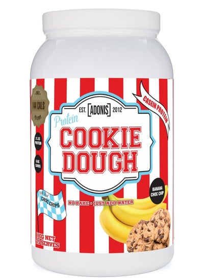 Buy Adonis Protein Cookie Dough Banana Choc Chip 1kg in UAE