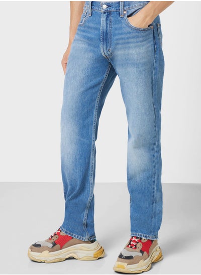 Buy Mid Wash Straight Fit Jeans in UAE