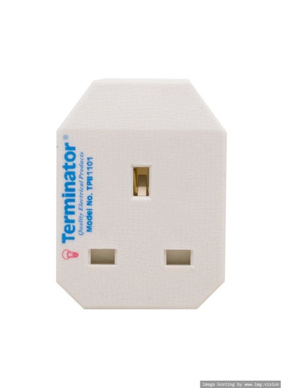 Buy Terminator 1 Way UK Power Extension Socket Without Cable in UAE