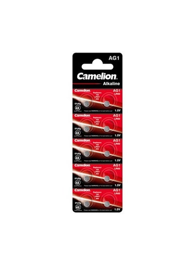 سعر Camelion alkaline button cell batteries AG1 - 10 pack x5 فى مصر ...
