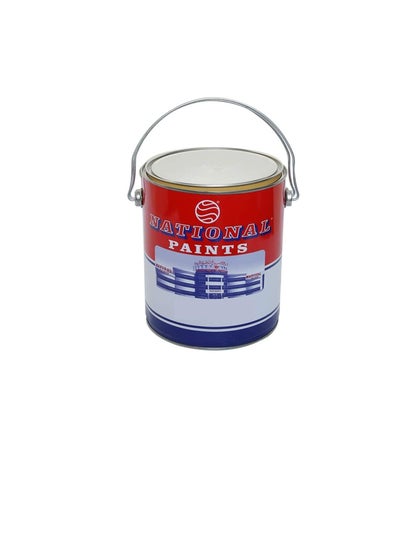 Buy NATIONAL PAINTS- NC Topcoat WHITE SEMI GLOSS 3.6 L in UAE