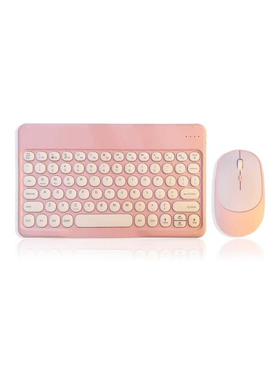 Buy Bluetooth Keyboard and Mouse Combo, Ultra Slim Rechargeable Wireless Bluetooth Keyboard and Mouse for Android Tablets Smartphones, iOS iPhone,IPad,IPad Pro, Windows Keyboard in Saudi Arabia