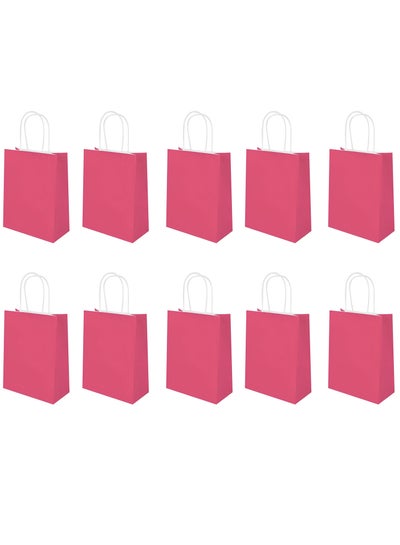 Buy Twisted Handle Paper Party Bags | 10 Pieces Perfect for Weddings, Birthdays, and Celebrations | Favour Gift Bags in UAE
