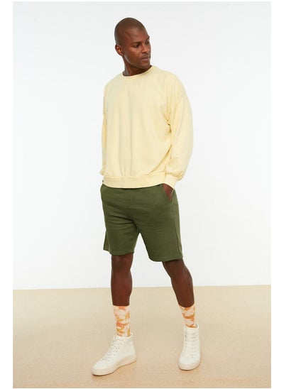 اشتري Khaki Men's Regular/Normal Cut Basic Shorts&Bermuda في مصر