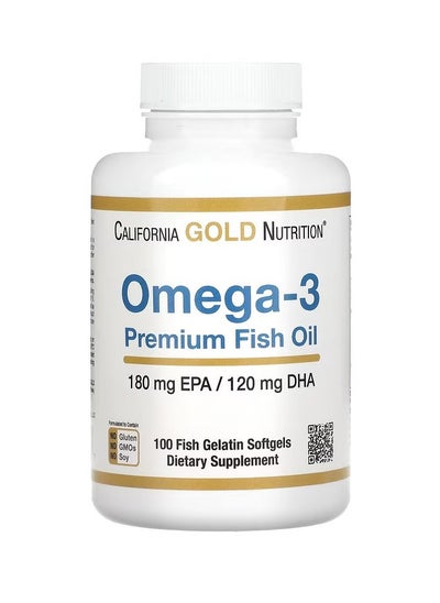 Buy Omega-3 With Premium Fish Oil - 100 Softgels in Saudi Arabia